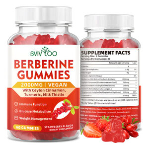Suplemento De Gomas De Berberina Bvivloo 2000 Mg Com Canela
