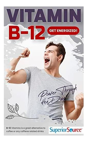Vitamina B-12 Marca Superior Source 1000 Mcg/100 Comprimidos - Imagem 6