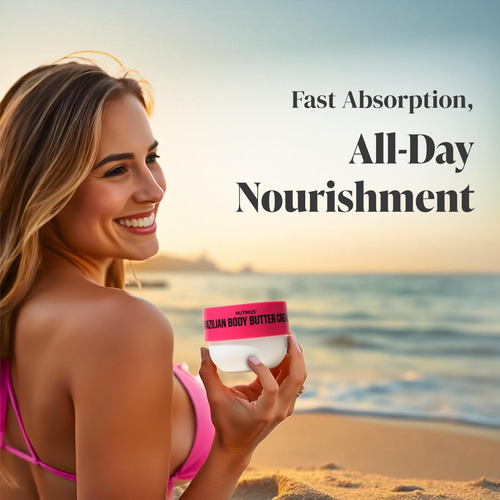 Creme Corporal De Manteiga Brasileira Nutrius Berry Bliss - Imagem 12