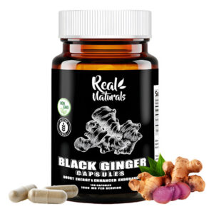 Suplemento De Gengibre Preto Para Homens 500mg (100 Cápsulas