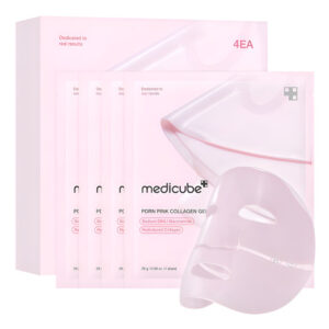 Mza Máscara De Gel De Gelatina De Colágeno Rosa Medicube