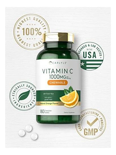 Vitamina C Carlyle 1000 Mg180 Comprimidos - Imagem 5