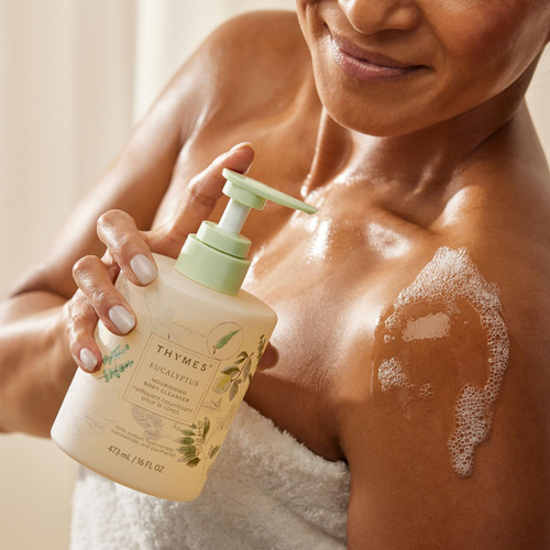Limpador Corporal Thymes Nourishing Eucalyptus 473ml Com Bom - Imagem 4