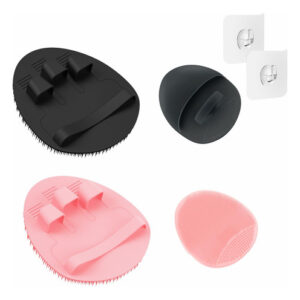 Conjunto De Esfoliador Facial E Escova De Banho Manmihealth