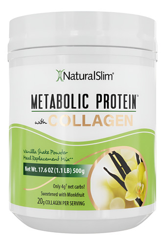 Pó De Proteína Metabólica Naturalslim Com Baunilha De Coláge - Imagem 8