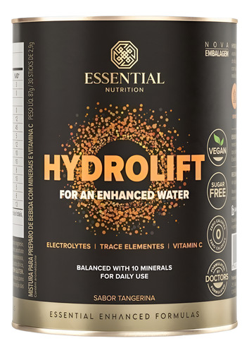 Hydrolift Essential Nutrition Lata 30 Sachês Magnésio Zinco - Imagem 8