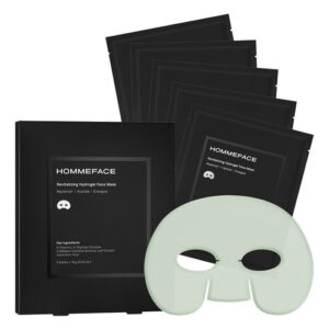 Conjunto De Máscaras Faciais Hommeface Hidrogel Revitalizan