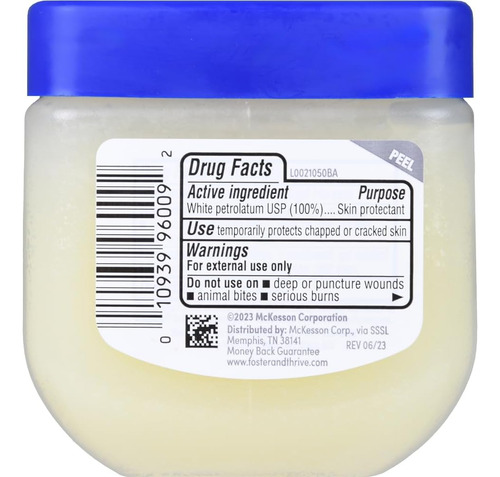 Foster & Thrive Petroleum Jelly Healing Skin Protectant Tam - Imagem 16