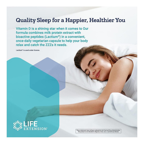 Life Extension Peptídeos Bioativos De Leite - Promove Relaxa - Imagem 5