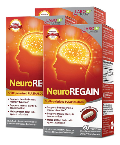 Labo Nutrition Neuroregain - Plasmalogen Derivado De Vieira - Imagem 8