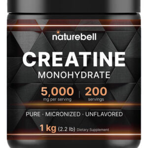 Creatina Monohidratada Em Pó Naturebell 1000g (22 Libras)
