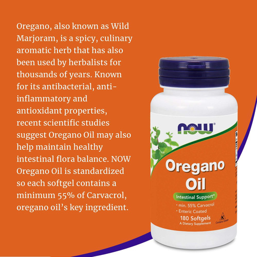 Óleo De Orégano Da Now Foods (mínimo 55% De Carvacrol) - 181 - Imagem 4