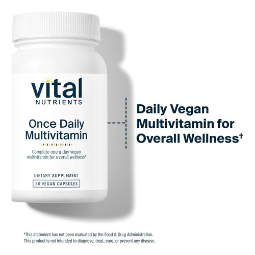 Nutrientes Vitais Multivitamínico Uma Vez Ao Dia Multi Veg - Imagem 3