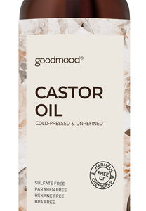Óleo De Rícino Goodmood Prensado A Frio 473ml Para Pele Cor