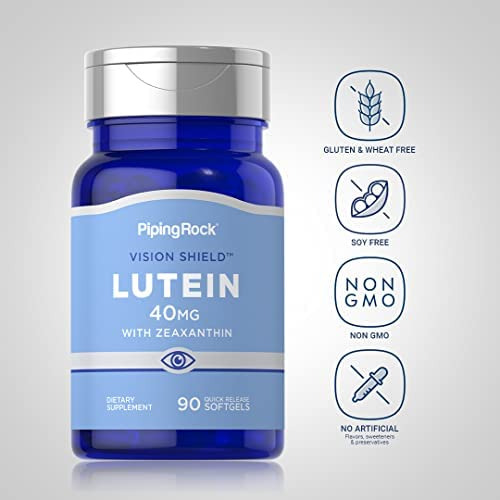 Piping Rock Luteína 40mg Com Zeaxantina 180 Cápsulas Gelat - Imagem 11