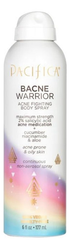 Spray Corporal Pacifica Bacne Warrior Com 2% De Ácido Salicí