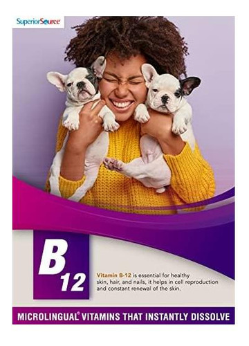 Vitamina B-12 Marca Superior Source 1000 Mcg/100 Comprimidos - Imagem 4