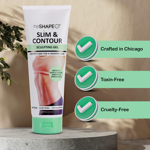 Reshape + Creme Apertador De Barriga Anti Celulite Emagrecim - Imagem 17