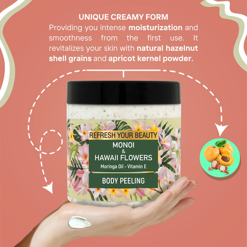 Esfoliante Corporal Oriense Com Monoi E Hawaii - Óleo De Mor - Imagem 3