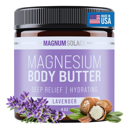 Manteiga Corporal Magnum Solace Creme Noturno De Magnésio 15