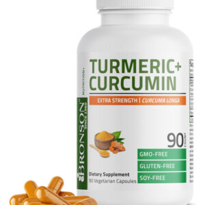Suplemento Bronson Curmeric Curcumin 1500mg 90 Cápsulas