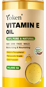 Óleo De Vitamina E Yoken 946ml 95.000 Ui Orgânico Para Cuida