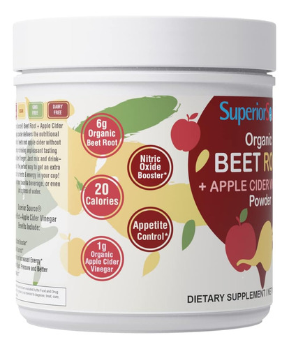 Suplemento Superior Source Organic Beterraba E Cidra De Maçã - Imagem 4