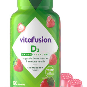 Vitamin D3 Gummy Vitafusion Extra Strength 120 Unidades