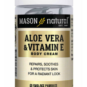 Creme Corporal Mason Natural Aloe Vera E Vitamina E 60 Cápsu