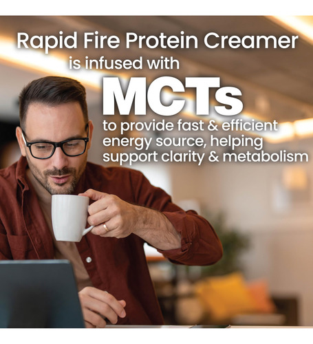 Creme Proteico Rapid Fire Sabor Avelã 225ml 10g De Proteína - Imagem 4