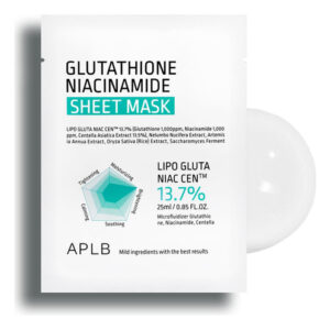 Máscara De Folha Aplb Lipo Gluta Niac Cen 137% Com Glutatio