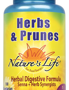 Nature&quots Life Ervas E Ameixas Secas 400mg Senna E Mistura De