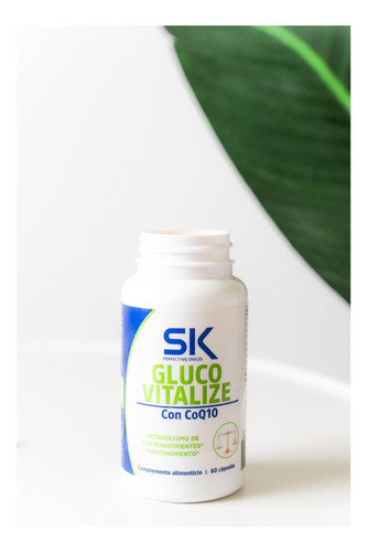 Sk Smiles Smiles Gluco Vitalize Suplemento Com Coq10 60 Cáp - Imagem 9