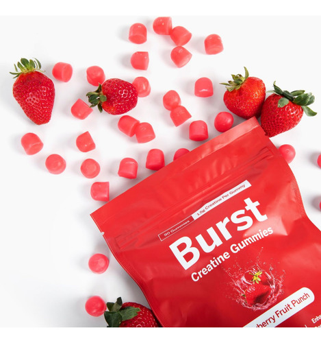 Suplemento Burst Creatine Gummies 90 Ct - 15 G De Creatina - Imagem 3