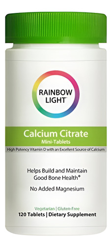Rainbow - Mini-tabs De Citrato De Cálcio - Suplemento De Cá