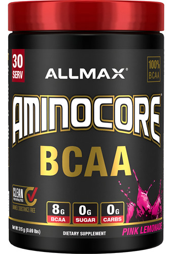 Suplemento Allmax Nutrition Aminocore Bcaa 135g De Limonada