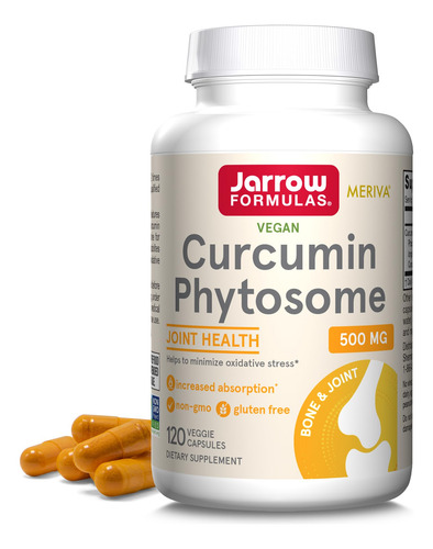 Suplemento Jarrow Formulas Curcumina Fitossoma 500 Mg 120 Cá