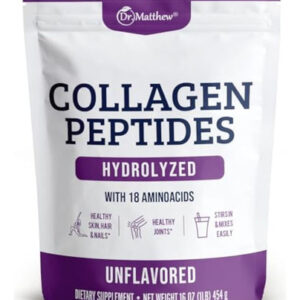 Proteína De Colágeno Em Pó Dr. Matthew. Alimentação De Capim
