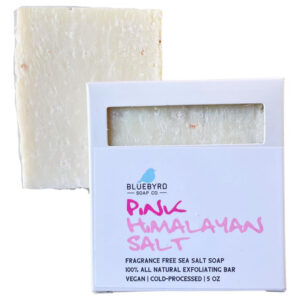 Bluebyrd Sabonetes Life Bar Com Sal Rosa Himalaia Exfoliante