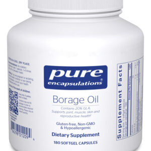 Suplemento De Encapsulamentos Puros Óleo De Borragem 180 C