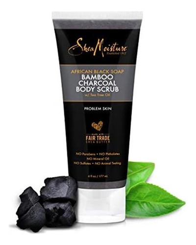 Sheamoisture Sabonete Preto Africano Esfoliante Corporal Co - Imagem 3