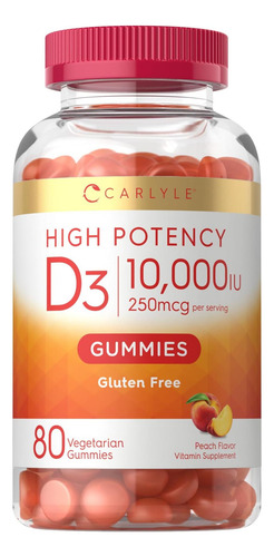 Gominhas Carlyle Com Vitamina D3 80 Unidades Macias - Imagem 9