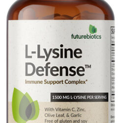 Suplemento Futurebiotics L-lysine Defense Immune 90 Cápsulas