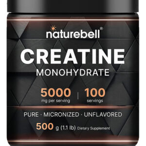 Naturebell Creatina Monohidrato Em Pó 500 Gramas 5000mg ...