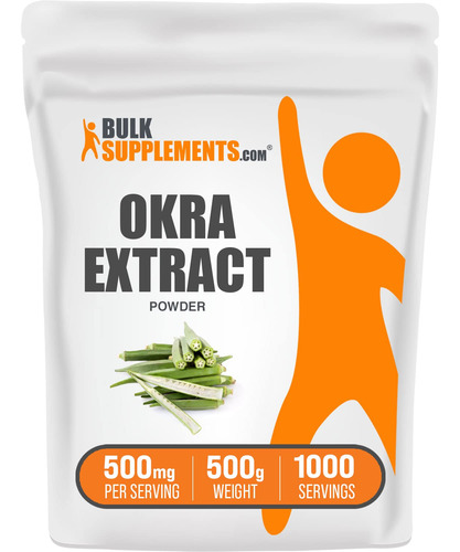 Suplemento Bulksupplements.com Extrato De Quiabo Em Pó 500g