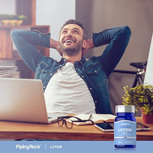 Piping Rock Luteína 40mg Com Zeaxantina 180 Cápsulas Gelat - Imagem 14