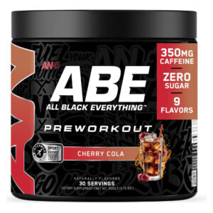 Pó Pré-treino Abe All Black Everything Cherry Cola 30sv