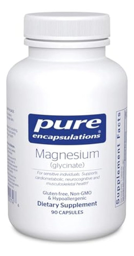 Encapsulamentos Puros De Magnésio (glicinato) -