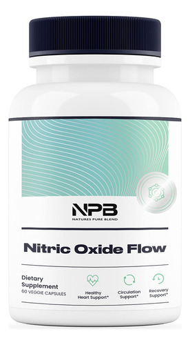 Suplemento De Óxido Nítrico Nature"s Pure Blend 1500mg 60 Cá