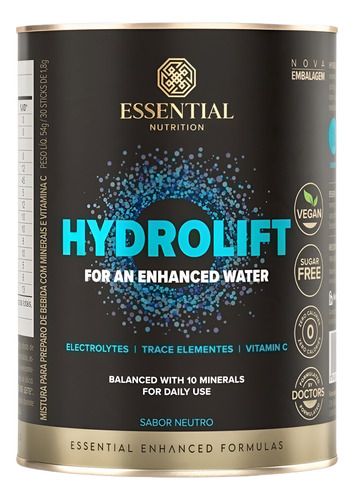 Hydrolift Essential Nutrition Lata 30 Sachês Magnésio Zinco - Imagem 22